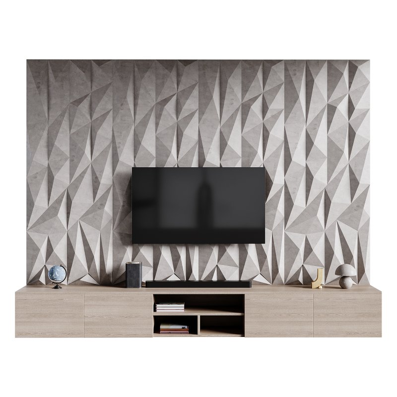Modern TV Wall 021 - Image 2