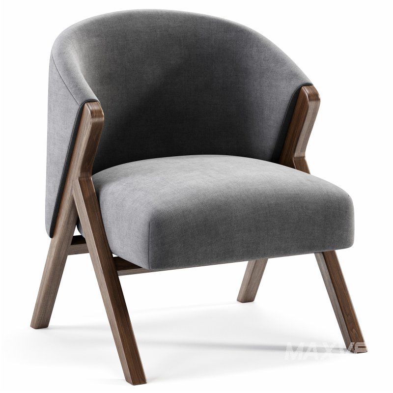 UPHOLSTERED BOUCLE ARMCHAIR By Zarahome - Image 5