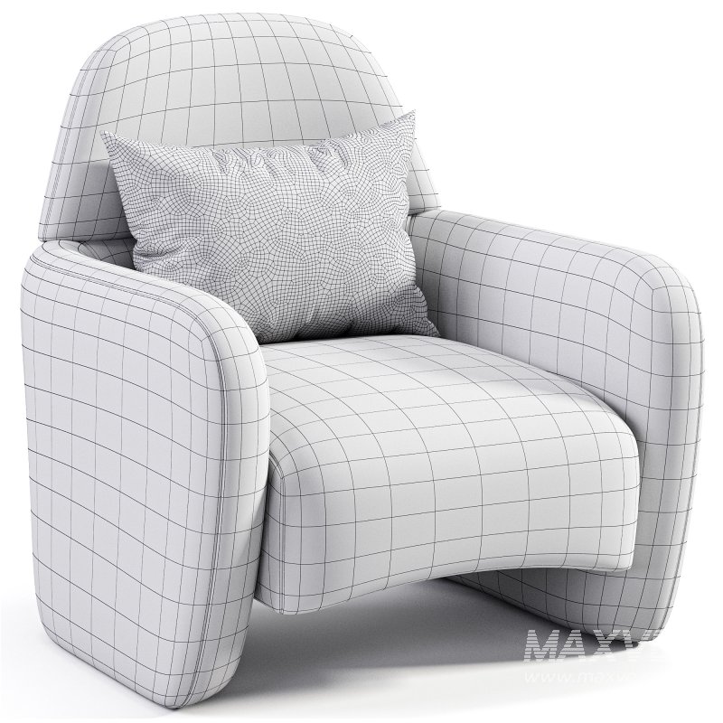 Alfie Cream Boucle Chair - Image 6
