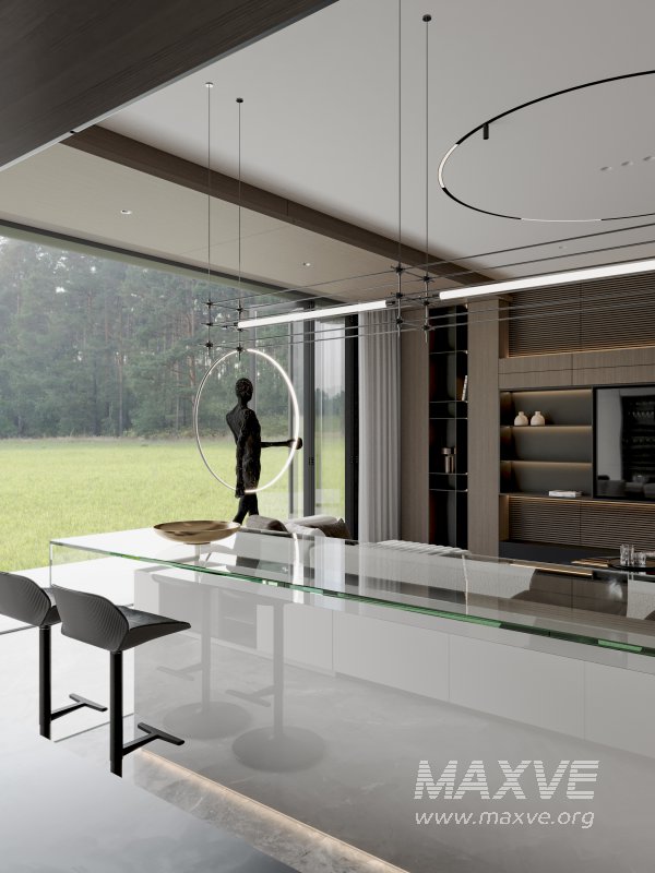 Modern living and dining room - Image 10