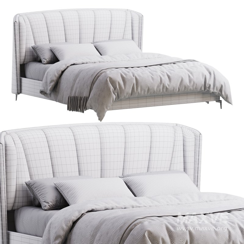 Wingback Headboard Bed - Image 14