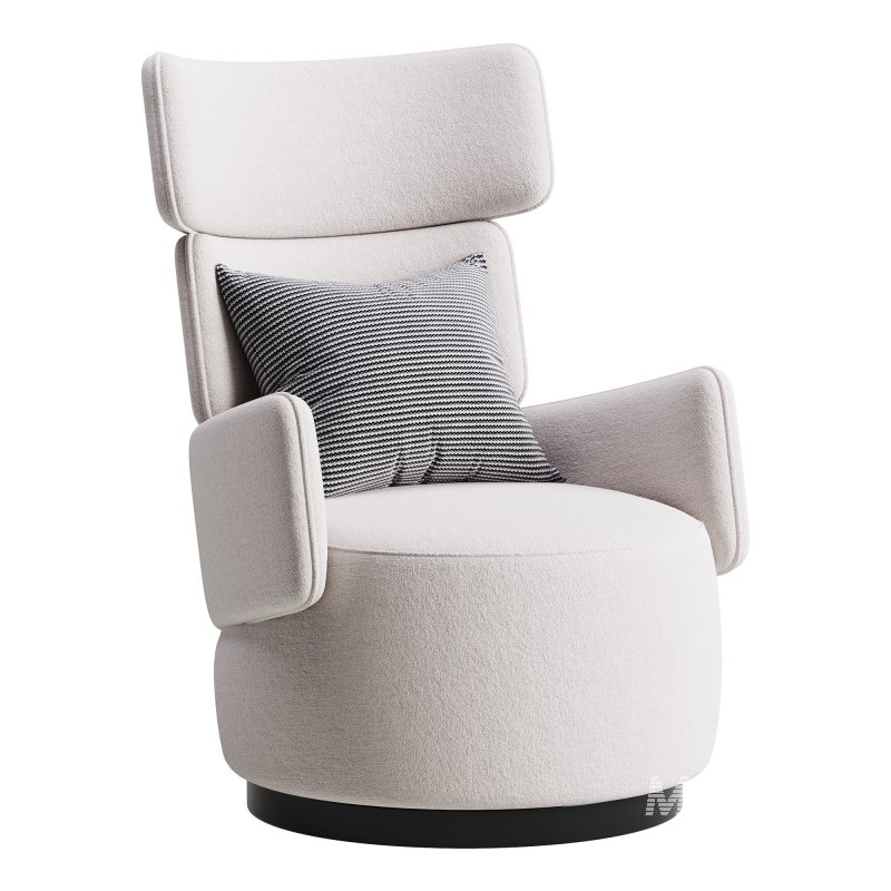 Boris Beige Armchair - Image 2