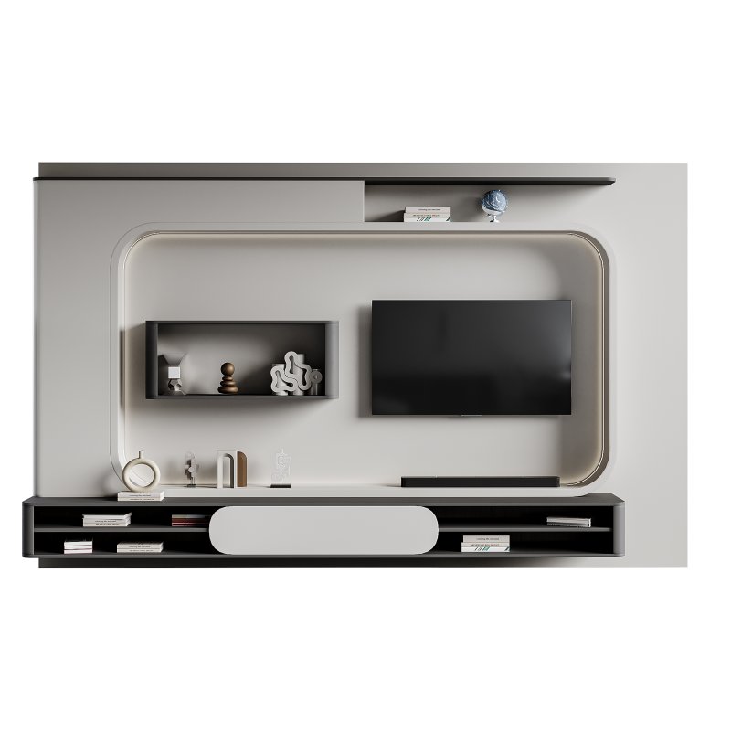 Modern TV Wall 023 - Image 2