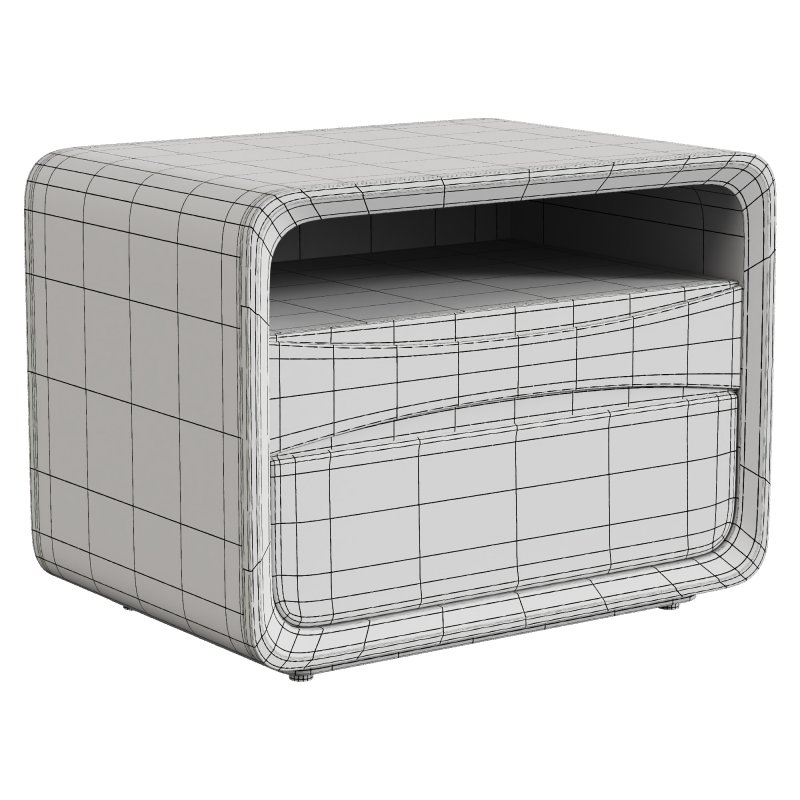 Modern Wooden Nightstand - Image 3