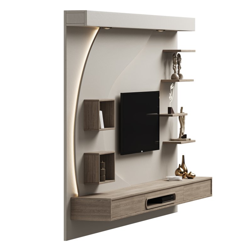 Modern TV Wall 06 - Image 7