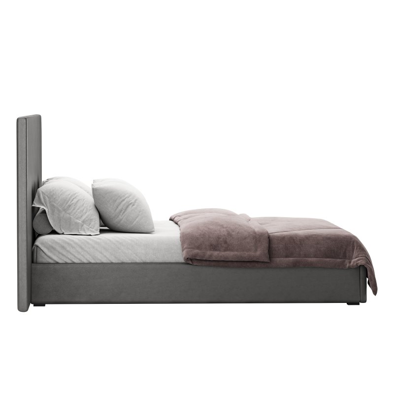 Charcoal Velvet BED - Image 3