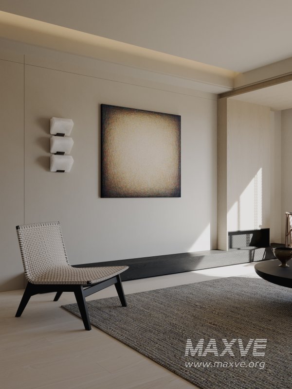 Wabi-sabi living and dining room - Image 12