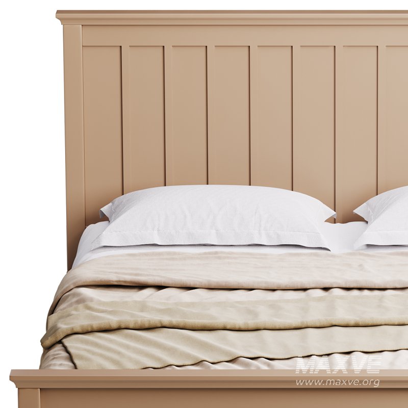 Solid Color Wood Bed - Image 12