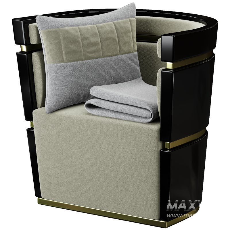 Flavius Dining Chair Black Lacquer - Image 1