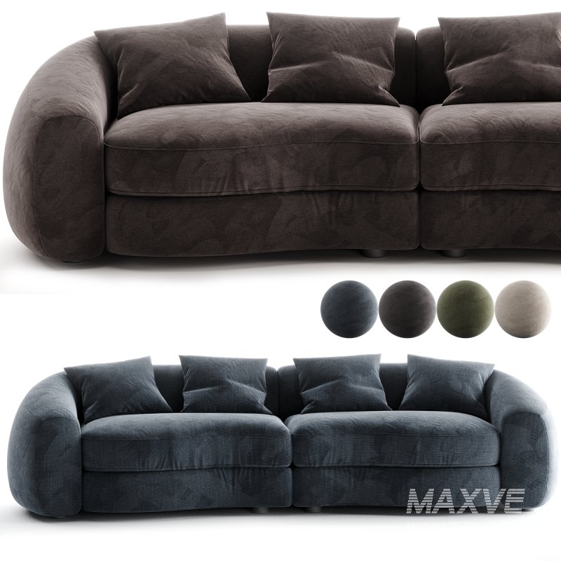 Fable Performance Fabric 3 Seater Sofa - Image 4