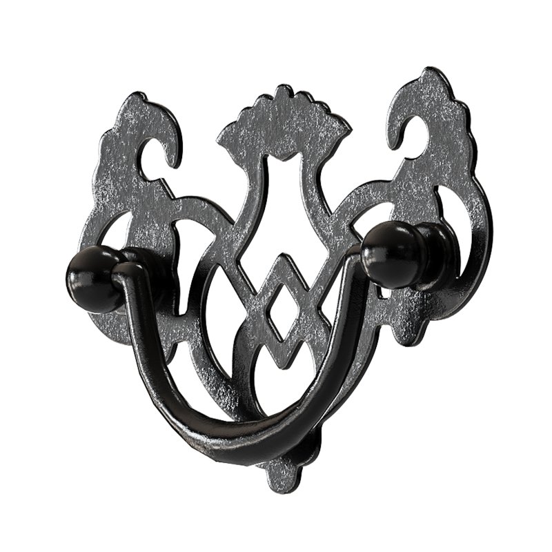 Chippendale Bail Pull Bright Solid Brass - Image 5