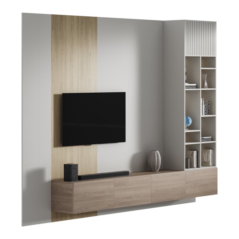 Modern TV Wall 013 - Image 2