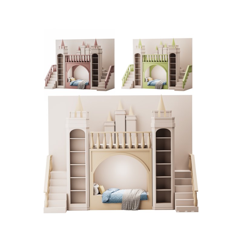 Childrens bunk bed 38 - Image 1