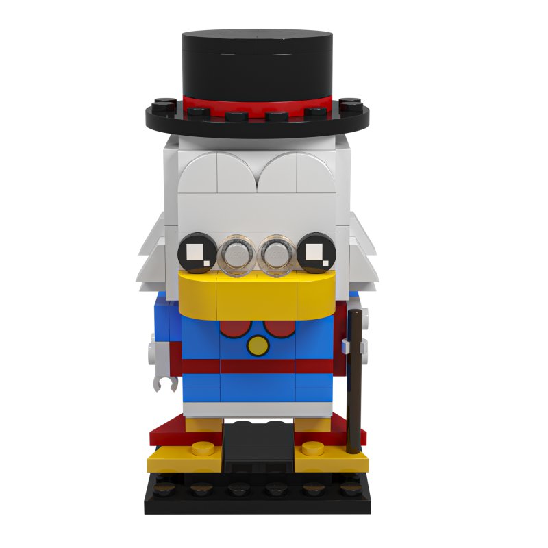 Lego Scrooge McDuck Huey Dewey Louie - Image 1