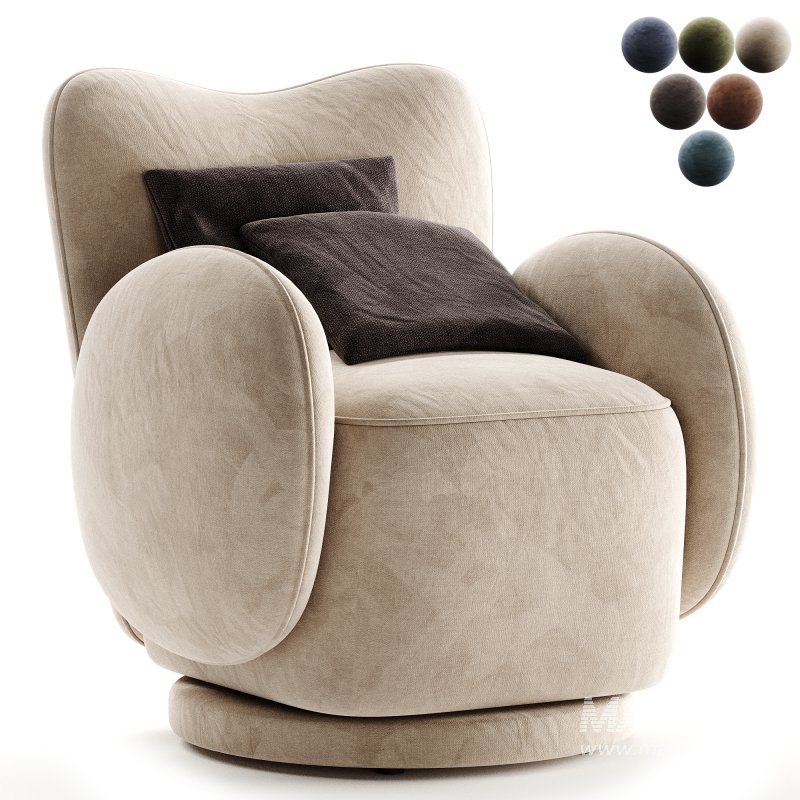 Libra Interiors Bingham Swivel Chair Dark Green Velvet - Image 2