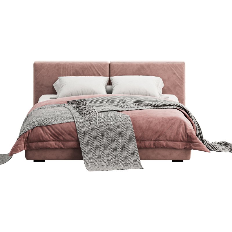 Foster Bed 180 Velvet Smoke - Image 9