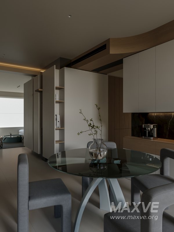Modern living and dining room - Image 8