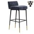 Liang Eimil Coltrane Bar Stool with Boucle Sand Fabric - Thumbnail 4