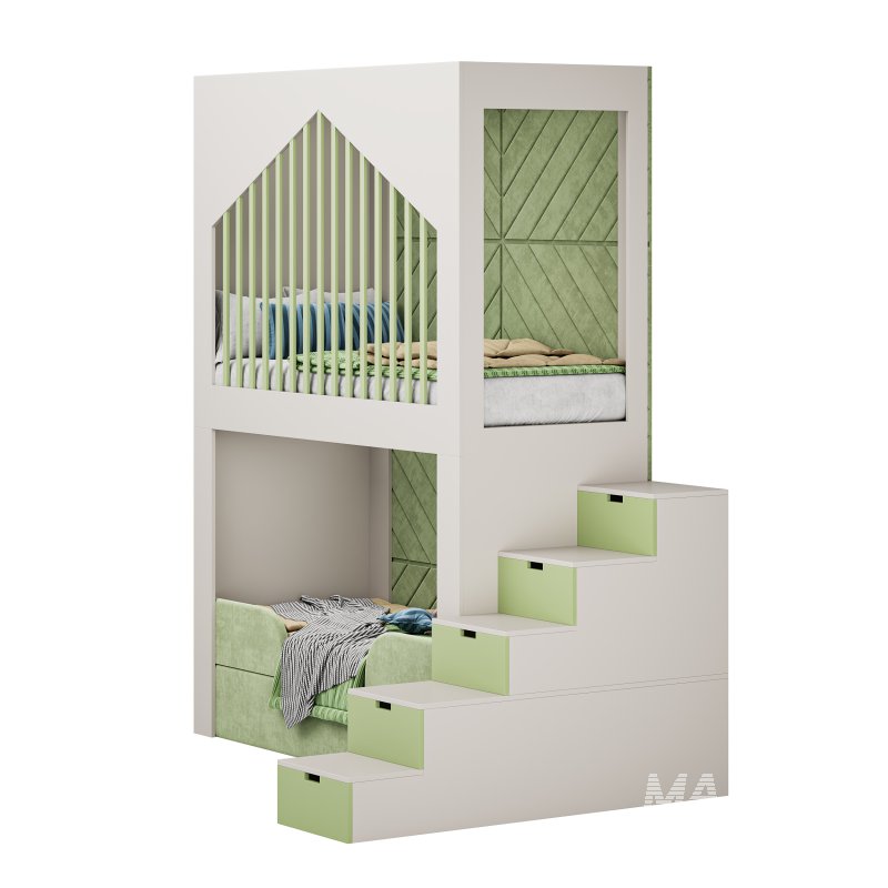 Childrens bunk bed 40 - Image 3