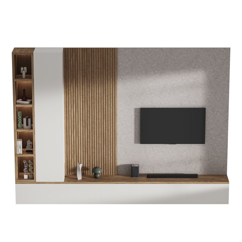 Modern TV Wall 019 - Image 4