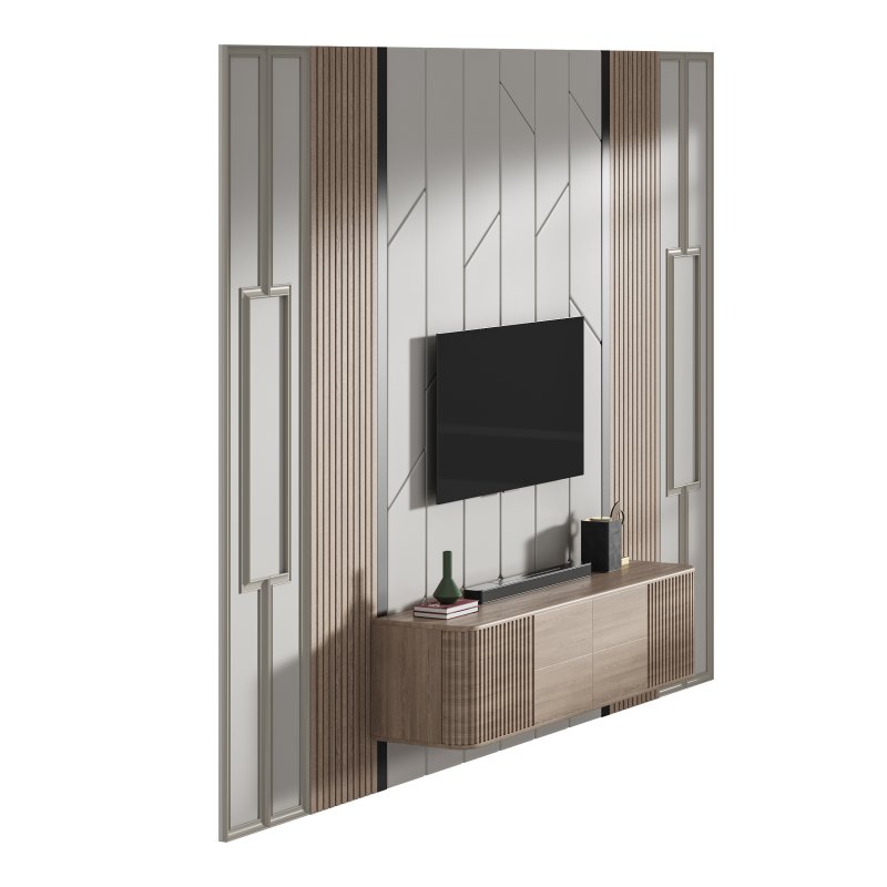 Modern TV Wall 022 - Image 8