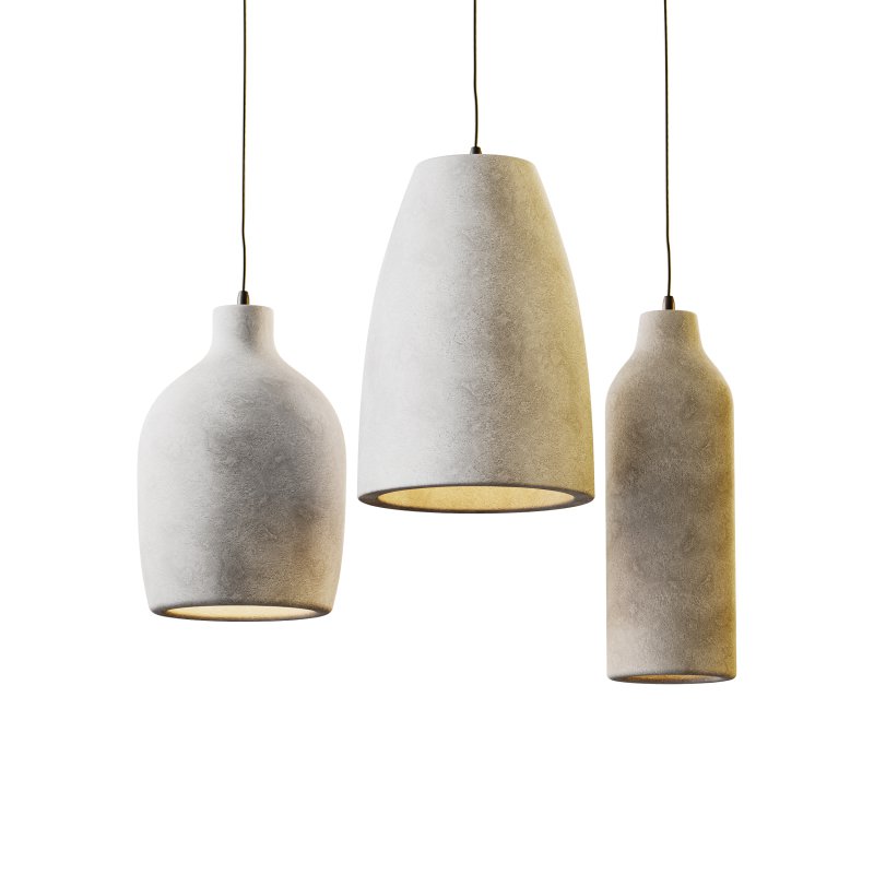 Wabi sabi Pendant Light Wine Bottle - Image 2