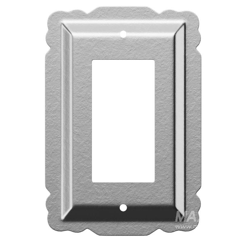 Switchplate Black Steel SIngle GFI RSF Wall Mount - Image 5