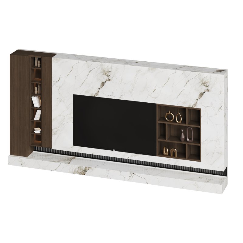 Modern TV Wall 01 - Image 10