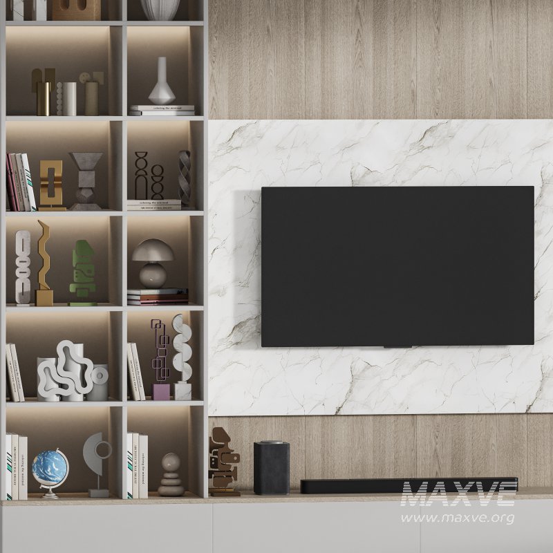 Modern TV Wall 039 - Image 5