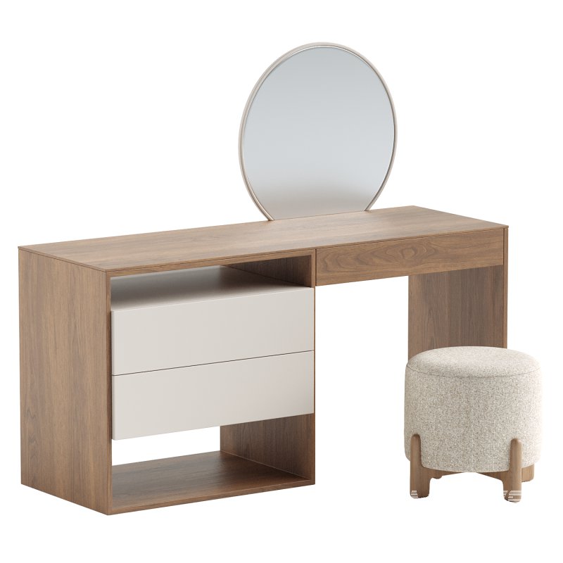 CLIO DRESSING TABLE & GORDON pouf - Image 5