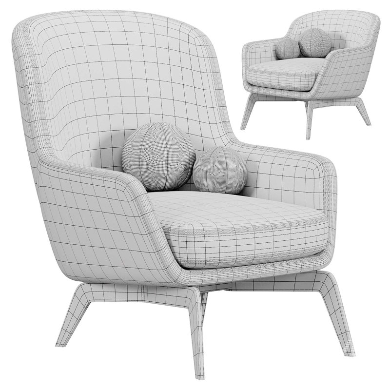 BELT 2 armchair by Minotti - Image 5