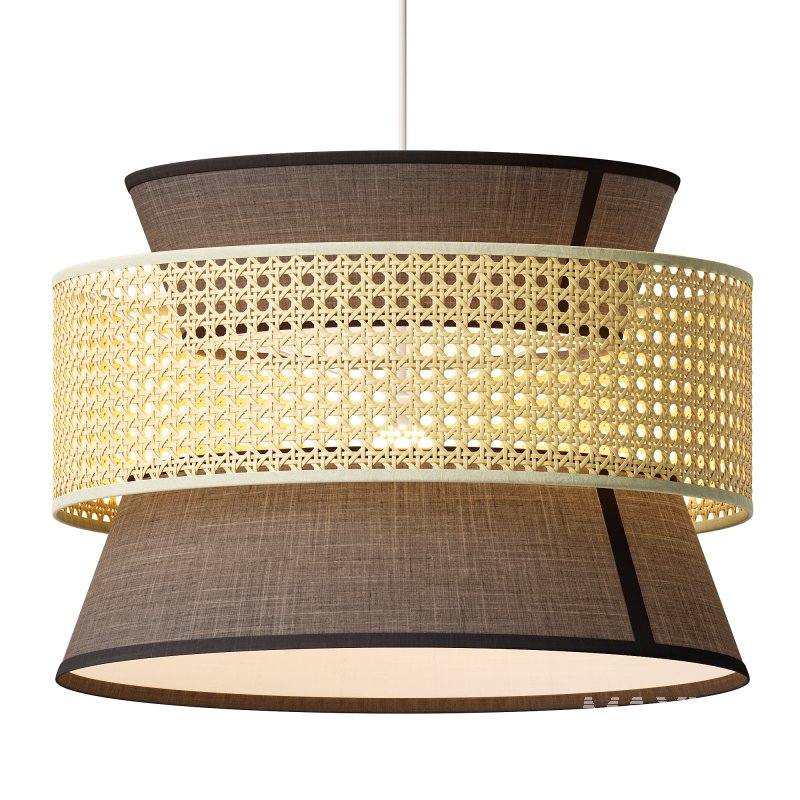 Modern Rattan Pendant Light - Image 2