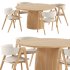 Gala Chair & Round Dining Table - Thumbnail 5