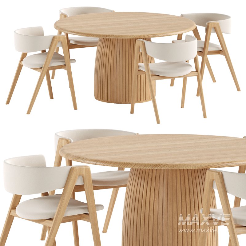 Gala Chair & Round Dining Table - Image 5