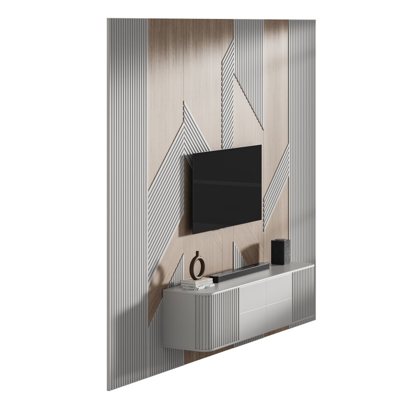 Modern TV Wall 034 - Image 8