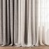 Soft Linen & Sheer Drapes with Roman Blind - Thumbnail 4