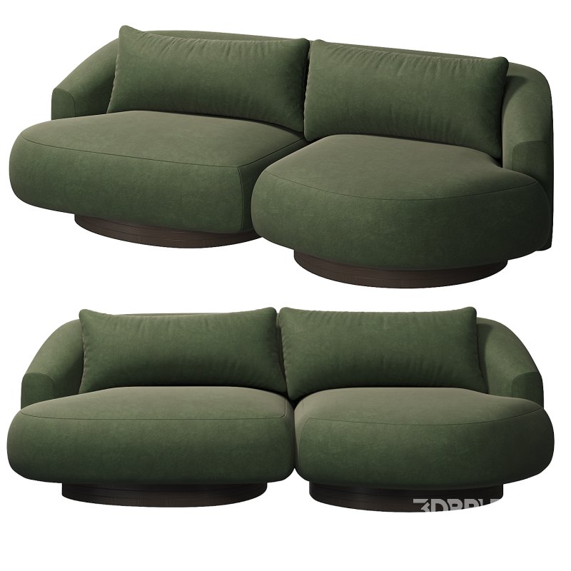 Athena 3 Seater Butterfly Right Sofa - Image 1