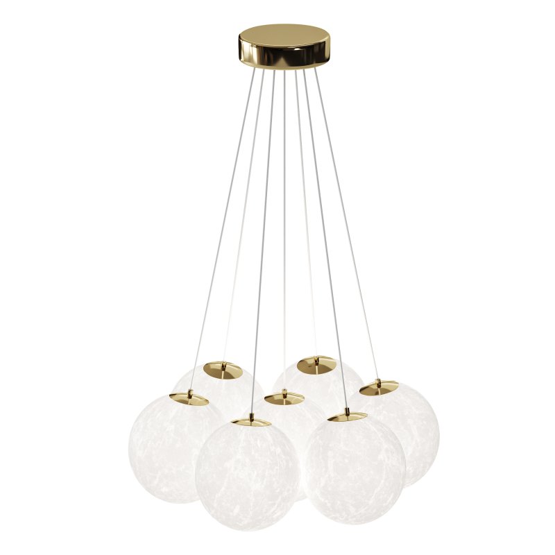 Glass Bubble Chandelier - Image 6