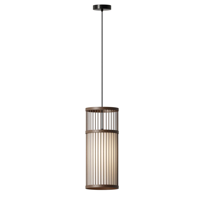 Japanese Zen Bamboo Pendant Light - Image 3
