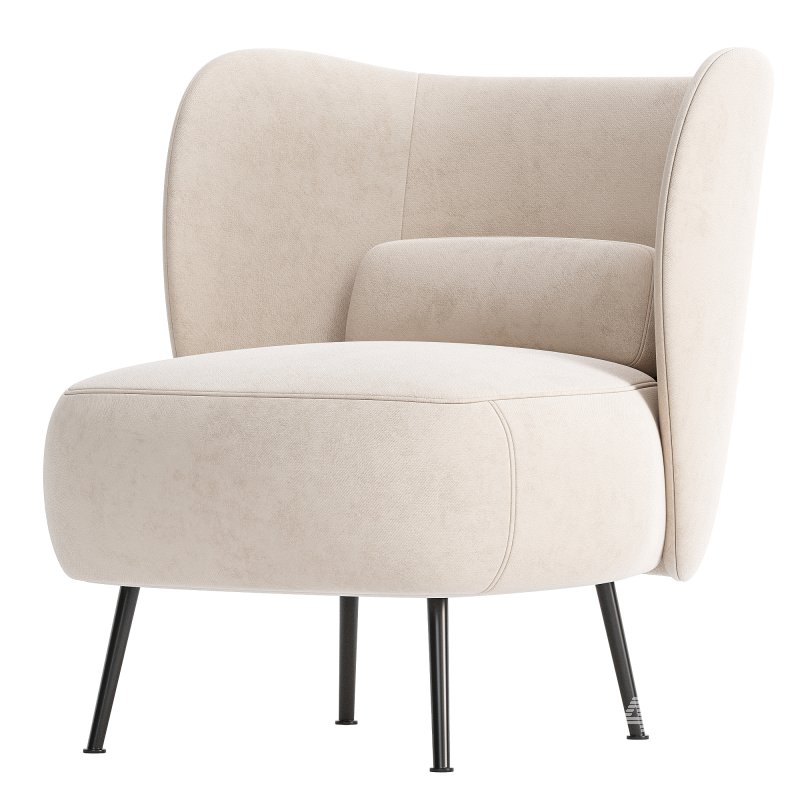 Almenia Upholstered Barrel Chair - Image 3