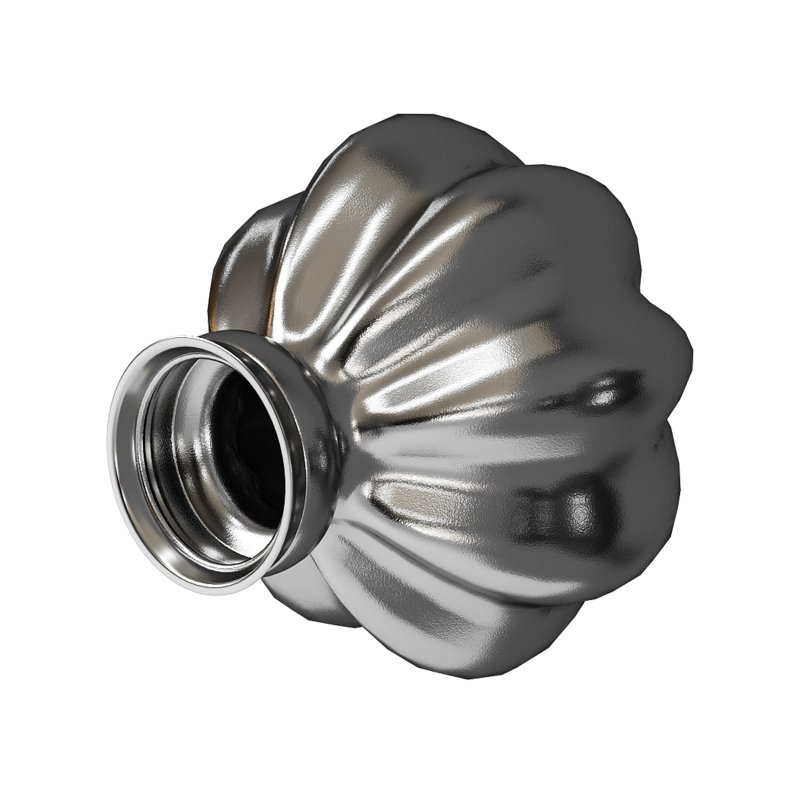 Cabinet Knob Wrought Iron Mission 1.5″ Dia - Image 11