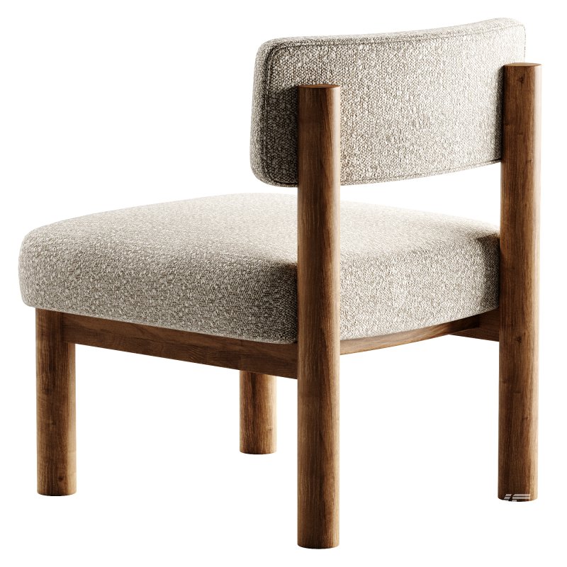 Teddy Accent Chair Column Legs - Image 2