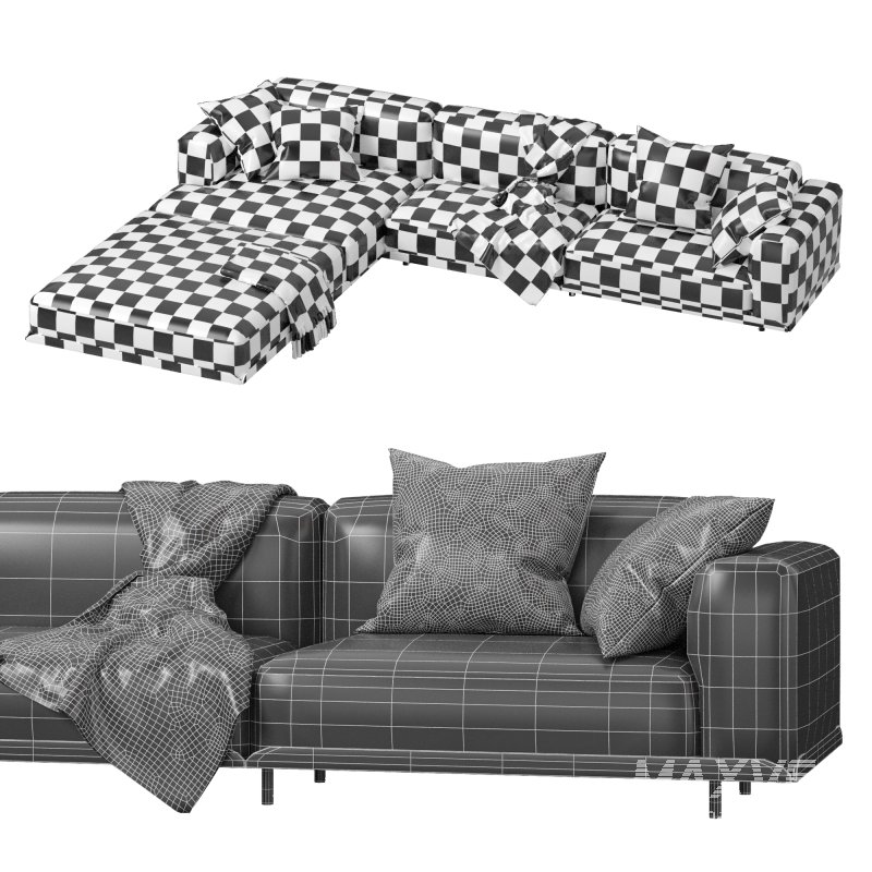 Arflex Claudine L Sofa - Image 4