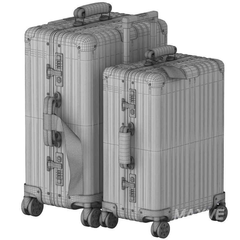 suitcase rimowa classic cabin in black - Image 7