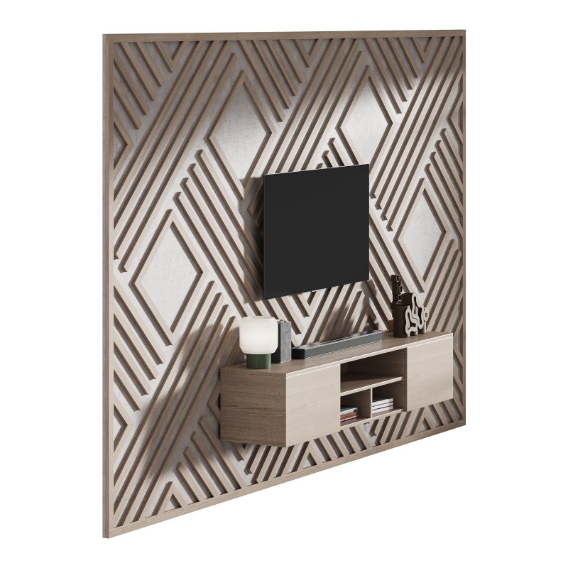 Modern TV Wall 020 - Image 6