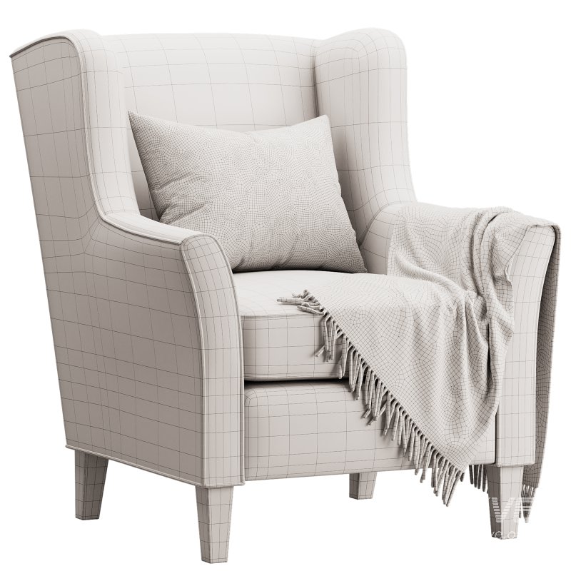 Ottoman Biscuit Armchair - Image 14