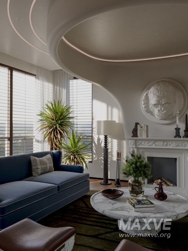 Classic luxury living room scene - Image 6