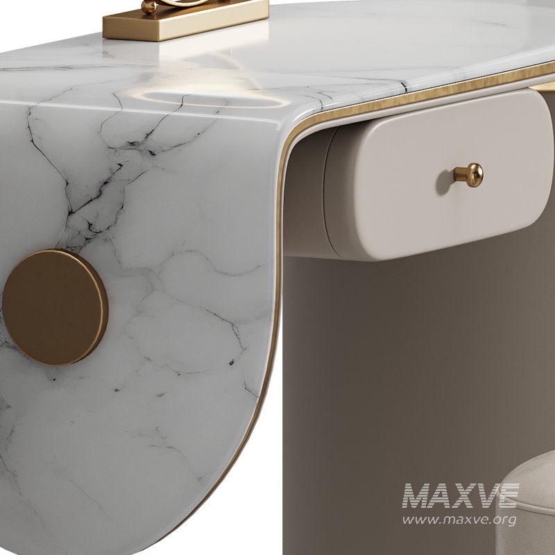 Ensemble de meuble lavabo moderne en bois massif minimaliste - Image 13