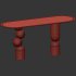 Barbara Solid wood console table By Fico - Thumbnail 1