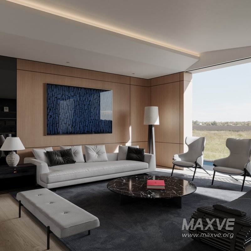 Modern living and dining room - Image 6